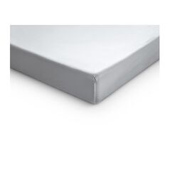 Διπλό Σεντόνι από Βαμβακερό Σατέν με Λάστιχο 140 x 200 cm Χρώματος Λευκό Primaviera Deluxe 8720105609985 -  Σεντόνια