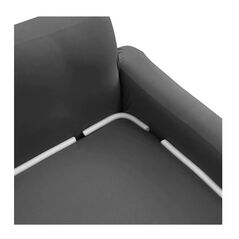 Ελαστικό Κάλυμμα για Διθέσιο Καναπέ με Μαξιλαροθήκη 185 x 145 cm Χρώματος Γκρι Hoppline HOP1001100-1 -  Προστατευτικά - Καλύμματα
