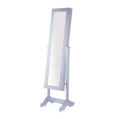 Κοσμηματοθήκη Μπιζουτιέρα 156 x 41 x 37 cm με Ολόσωμο Καθρέπτη και LED Φωτισμό Hoppline HOP1001256-1 -  Κοσμηματοθήκες