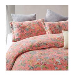 Σετ King Size Κουβερλί με Μαξιλαροθήκες 260 x 250 cm Χρώματος Ροζ Lauren Dreamhouse 8720105600197 - Κουβερλί