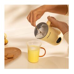 Συσκευή για Ζεστό ή Κρύο Αφρόγαλα 350 ml 400 W Χρώματος Κίτρινο CREATE IKOHS 8435572609429 - Αξεσουάρ Καφετιέρας