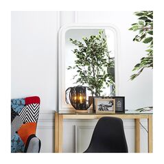 Ξύλινος Καθρέπτης 104 x 3 x 74 cm Home Deco Factory HD4369 -  Διακόσμηση