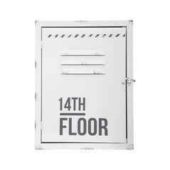 Μεταλλική Κλειδοθήκη Τοίχου 6 Θέσεων 23.5 x 9 x 30 cm Χρώματος Λευκό Atmosphera 141187-White -  Διακόσμηση
