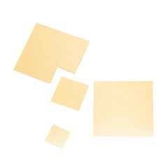 Σετ Επιτοίχιοι Καθρέπτες σε Τετράγωνο Σχήμα Χρώματος Χρυσό 7 τμχ Home Deco Factory HD4373-Pattern -  Διακόσμηση