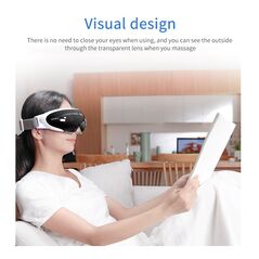 Επαναφορτιζόμενη Συσκευή Μασάζ Ματιών Visual Smart Eye Massager Anlan ALYBAMY01-01 -  Συσκευές Μασάζ