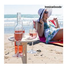Ξύλινο Φορητό Πτυσσόμενο Τραπέζι Κρασιού Εξωτερικού Χώρου Winnek InnovaGoods V0103486 -  Διάφορα Αξεσουάρ