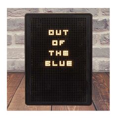 Φωτιζόμενος Μαυροπίνακας Light Box με 200 Γράμματα 21 x 29 cm Bakaji 4029811403790 - Διακόσμηση