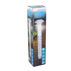 Ηλιακό Καρφωτό Φωτιστικό Κήπου LED με Θερμόμετρο 56 x 12.5 cm Grundig 8711252082561 -  Φωτιστικά - Φακοί