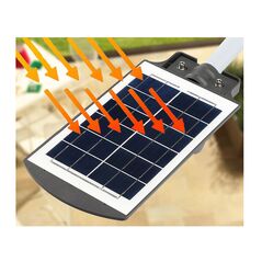 Ηλιακός LED Προβολέας με Αισθητήρα Κίνησης και Τηλεχειριστήριο 120 W Bakaji 8054143007992 -  Φωτιστικά - Φακοί