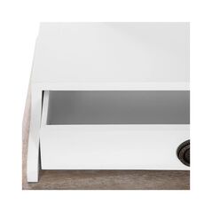 Ξύλινο Μπουντουάρ Με Καθρέπτη 74 x 40 x 136 cm Χρώματος Λευκό Chrysa Atmosphera 131000A - Τουαλέτες - Καθρέπτες