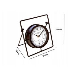 Μεταλλικό Επιτραπέζιο Vintage Ρολόι 21 x 19 x 20.5 cm Atmosphera 138713 -  Ρολόγια - Ξυπνητήρια