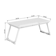 Μεταλλικό Βοηθητικό Πτυσσόμενο Τραπέζι Πολλαπλών Χρήσεων με Βάση για Laptop 68 x 30 x 27.5 cm Bakaji 6970011015710 -  Τσάντες Laptop