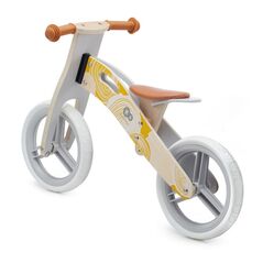 Παιδικό Ξύλινο Ποδήλατο Ισορροπίας KinderKraft Runner 2021 Χρώματος Κίτρινο KRRUNN00YEL0000 -  Ποδήλατα
