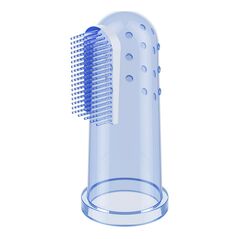 Βρεφική Οδοντόβουρτσα Δαχτύλου με Θήκη Χρώματος Μπλε Babyono BN723/02 -  Προϊόντα Βρεφικού & Παιδικού Βουρτσίσματος Δοντιών