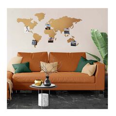 Αυτοκόλλητος Πίνακας Ανακοινώσεων από Φελλό σε Σχήμα Παγκόσμιος Χάρτης με Πινέζες Puzzle World Map 102 x 50 cm Bakaji 8054143000948 -  Έπιπλα Γραφείου
