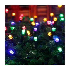 1000 Χριστουγεννιάτικα LED Πολύχρωμα Λαμπάκια 55 m σε Σειρά με Πράσινο Καλώδιο και 8 Προγράμματα Bakaji 02814848 -  Χριστουγεννιάτικα