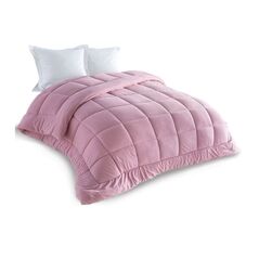 Πάπλωμα Fleece Διπλής Όψης Υπέρδιπλο 220 x 240 cm Χρώματος Ροζ Idomya 30101428 -  Παπλώματα