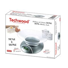 Ψηφιακή Ζυγαριά Κουζίνας με Μπολ 5 Kg Techwood TPA-560 - Ζυγαριές