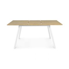 Ξύλινο Επεκτεινόμενο Τραπέζι 120/160 x 80 x 74 cm Idomya 30080279 -  Τραπέζια
