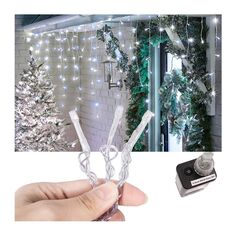 Χριστουγεννιάτικη Κουρτίνα 8.1 m με 230 Λαμπάκια LED Ψυχρό Λευκό και 8 Προγράμματα Εναλλαγών Φωτισμού 31V Hoppline HOP1000987-1 -  Χριστουγεννιάτικα