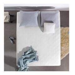 King Size Σεντόνι Jersey με Λάστιχο 190 x 200 x 30 cm Χρώματος Λευκό Dreamhouse 8717703801170 -  Σεντόνια