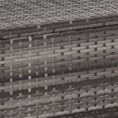 Outsunny Σετ 2 Ξαπλώστρες με Τραπεζάκι Σαλονιού σε PE Rattan Grey -  Έπιπλα Εξωτερικού Χώρου