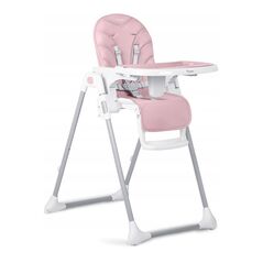 Παιδικό Κάθισμα Φαγητού 3 σε 1 με Μεταλλικό Σκελετό Χρώματος Ροζ Nukido Tulo - Καθίσματα Φαγητού