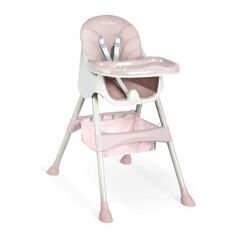 Παιδικό Κάθισμα Φαγητού 3 σε 1 Χρώματος Ροζ Ricokids Milo - Καθίσματα Φαγητού