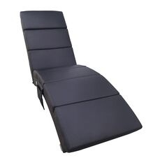 Πολυθρόνα - Ανάκλιντρο 55 x 186 x 89 cm Χρώματος Μαύρο Bakaji 02815339 -  Πολυθρόνες