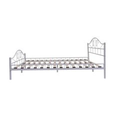 Διπλό Μεταλλικό Κρεβάτι 140 x 200 cm Χρώματος Λευκό Hoppline HOP1000898-2 -  Κρεβάτια