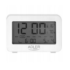 Ψηφιακό Επιτραπέζιο Ρολόι με Ξυπνητήρι Χρώματος Λευκό Adler AD-1196W -  Ρολόγια - Ξυπνητήρια
