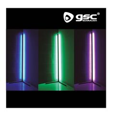 Φωτιστικό Δαπέδου με RGB LED Φωτισμό 6500K Τηλεχειριστήριο και Αισθητήρα Ρυθμικού Ήχου 18W GSC 204405001 -  Φωτισμός LED