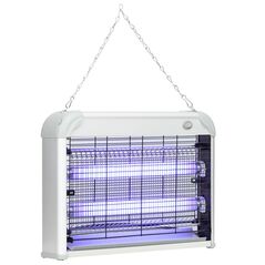 Outsunny 20W για έντομα και κουνουπιέρες με φώτα UV LED με αφαιρούμενο δίσκο, ABS και μέταλλο, 39x8x28 cm -  Φωτισμός Εξωτερικού Χώρου