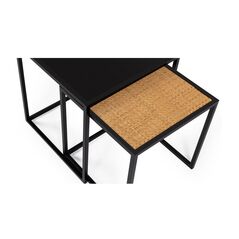 Σετ Μεταλλικά Τετράγωνα Βοηθητικά Τραπέζια Nesting 45 x 45 cm 2 τμχ Lagos Idomya 30088587 - Τραπέζια