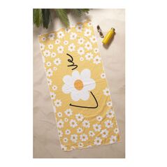 Πετσέτα Θαλάσσης 70 x 140 cm Χρώματος Κίτρινο JET LAG VO8721 -  Πετσέτες Θαλάσσης