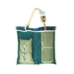Τσάντα Θαλάσσης με Ψάθα και Μαξιλάρι Χρώματος Πράσινο JET LAG VO0002 - Διάφορα Αξεσουάρ