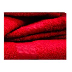 Σετ με 10 Πετσέτες από 100% Βαμβάκι Χρώματος Κόκκινο Bassetti QAD-SA-RB -  Πετσέτες