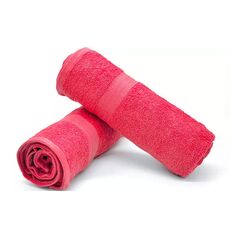 Σετ με 10 Πετσέτες από 100% Βαμβάκι Χρώματος Κοραλί Bassetti QAD-SA-R7 -  Πετσέτες