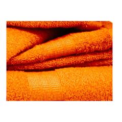 Σετ με 10 Πετσέτες από 100% Βαμβάκι Χρώματος Πορτοκαλί Bassetti QAD-SA-O5 -  Πετσέτες