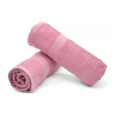 Σετ με 10 Πετσέτες από 100% Βαμβάκι Χρώματος Ροζ Bassetti QAD-SA-P4 -  Πετσέτες