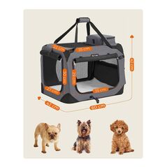 Τσάντα Μεταφοράς Σκύλου 60 x 42 x 42 cm Feandrea PDC60GY -  Τσάντες Μεταφοράς Σκύλων