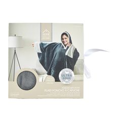 Γυναικείο Πόντσο με Κουκούλα από Πολυεστέρα Home Deco Factory TX0072 -  Ζακέτες