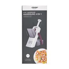 Πλαστικός Πολυκόπτης Λαχανικών - Μαντολίνο 4 σε 1 Cook Concept KD0001 -  Εργαλεία Κουζίνας