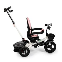 Τρίκυκλο Παιδικό Ποδήλατο - Καρότσι με Περιστρεφόμενο Κάθισμα Χρώματος Ροζ Ecotoys JM-311-Pink - Τρίκυκλα