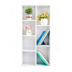Ξύλινη Βιβλιοθήκη με 6 Ράφια 50 x 24 x 106 cm ModernHome WYJ-071 -  Έπιπλα Γραφείου