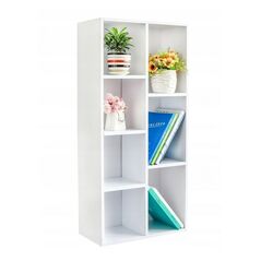 Ξύλινη Βιβλιοθήκη με 6 Ράφια 50 x 24 x 106 cm ModernHome WYJ-071 -  Έπιπλα Γραφείου