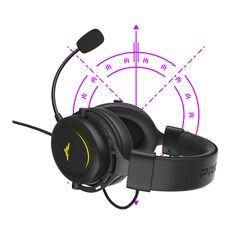 Ενσύρματα Ακουστικά Gaming με Μικρόφωνο και RGB Φωτισμό Storm Fly Preyon PSF53B -  Gaming
