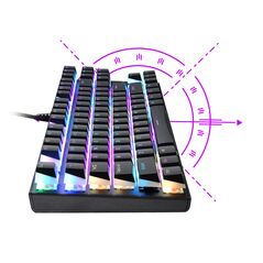 Ενσύρματο Μηχανικό Πληκτρολόγιο USB με RGB Φωτισμό US Blue Blitz Claw Preyon PBBC87B -  Gaming