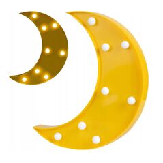 Παιδικό Πλαστικό LED Φωτιστικό Φεγγάρι 17.5 x 3 x 24 cm Nukido NK-409-Moon - Διάφορα Αξεσουάρ