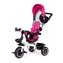 Τρίκυκλο Παιδικό Ποδήλατο - Καρότσι Χρώματος Ροζ Ecotoys YM-BT-2-Pink -  Τρίκυκλα